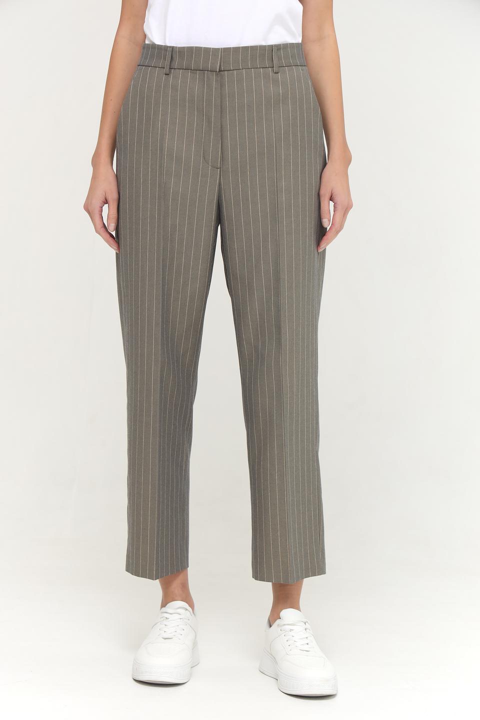 Брюки Taifun в полоску хаки
