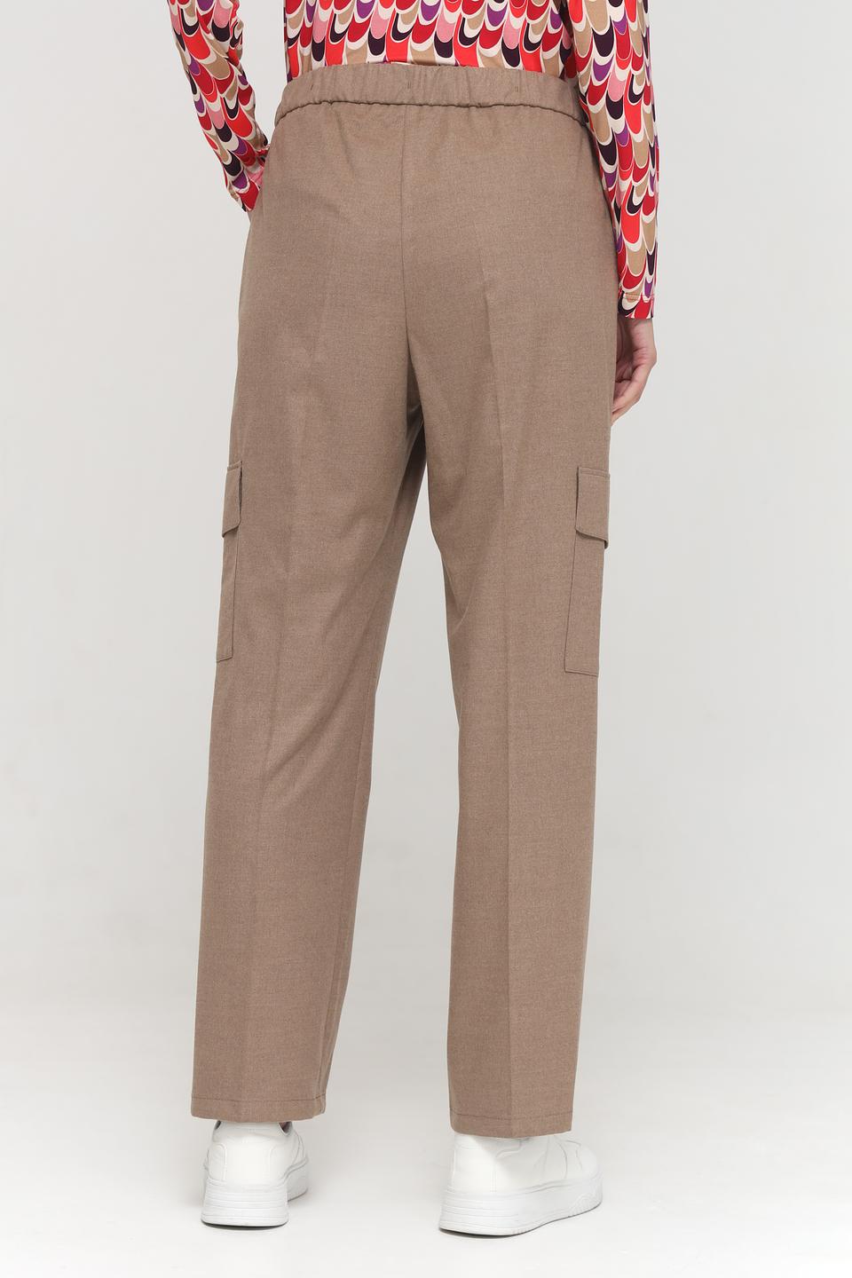 Брюки Bianca карго бежевые