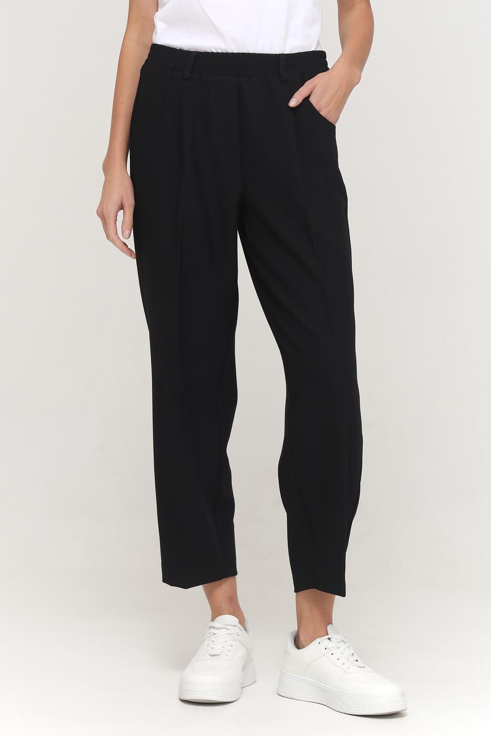 Брюки Bugatti чёрные кюлоты