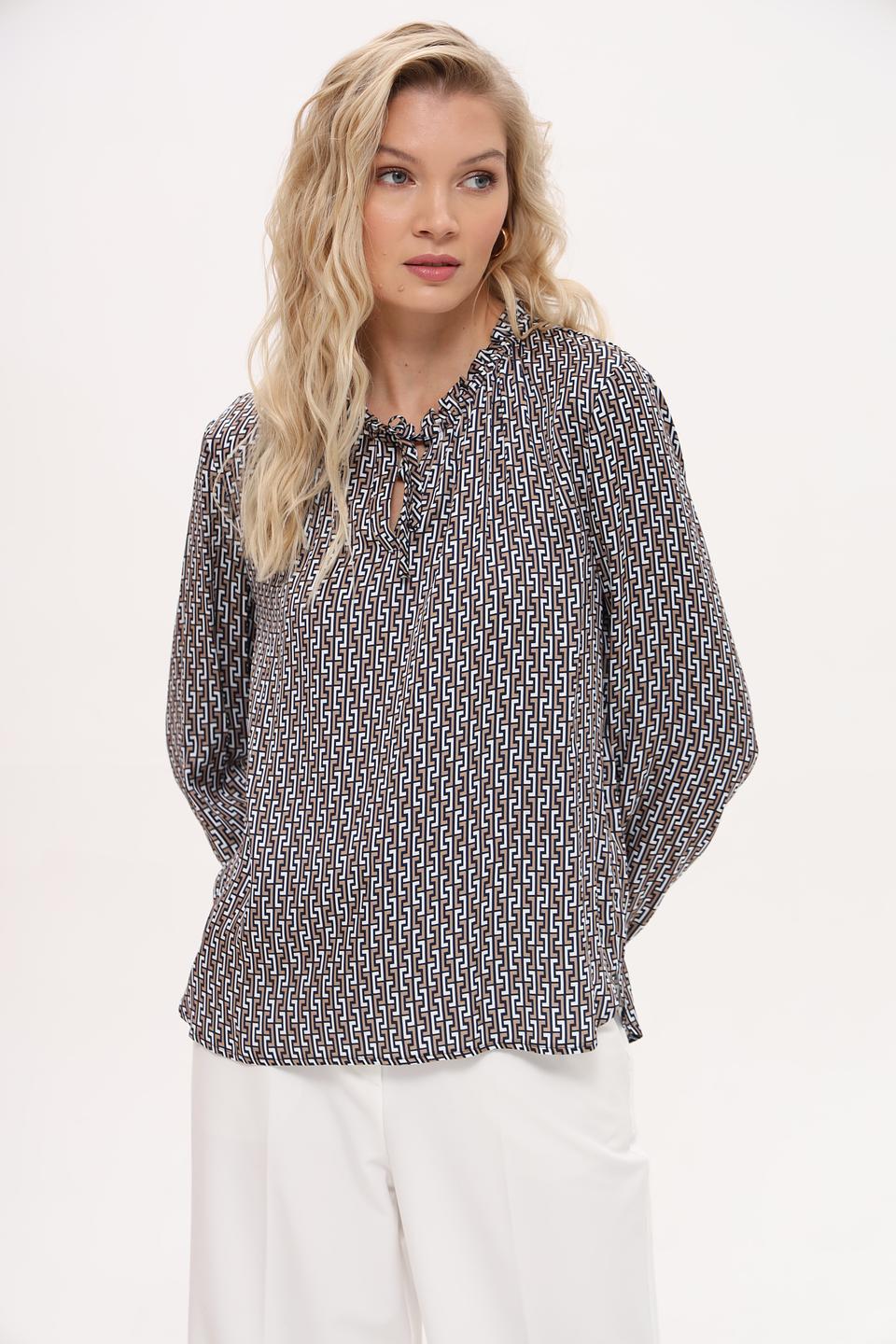 Блуза Frank Walder в геометрический принт