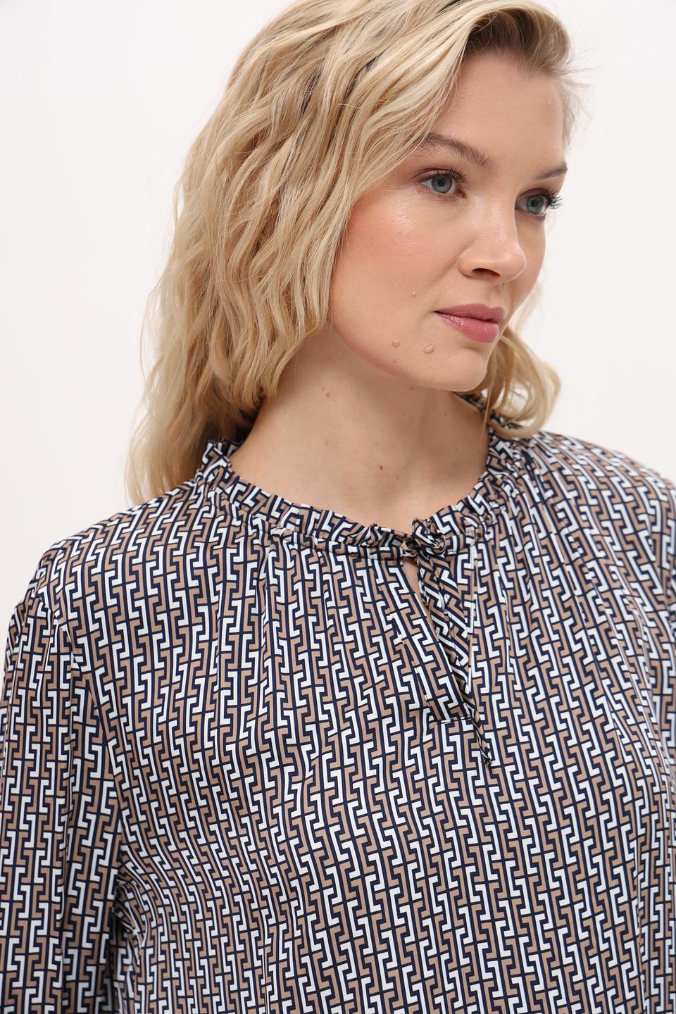 Блуза Frank Walder в геометрический принт