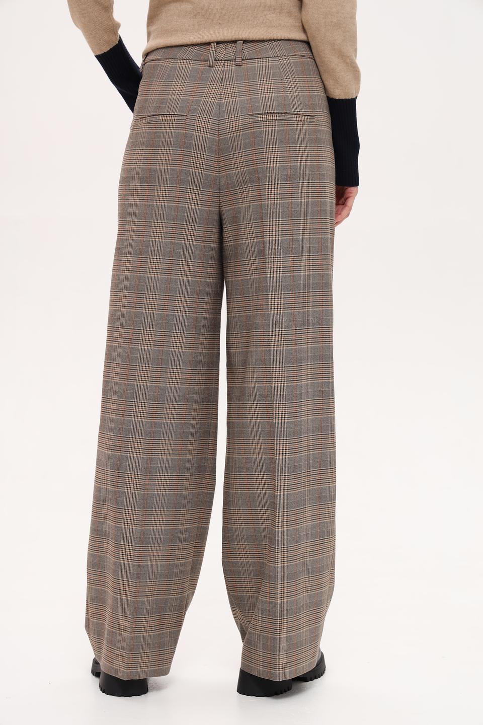 Брюки кл Oui женские в клетку