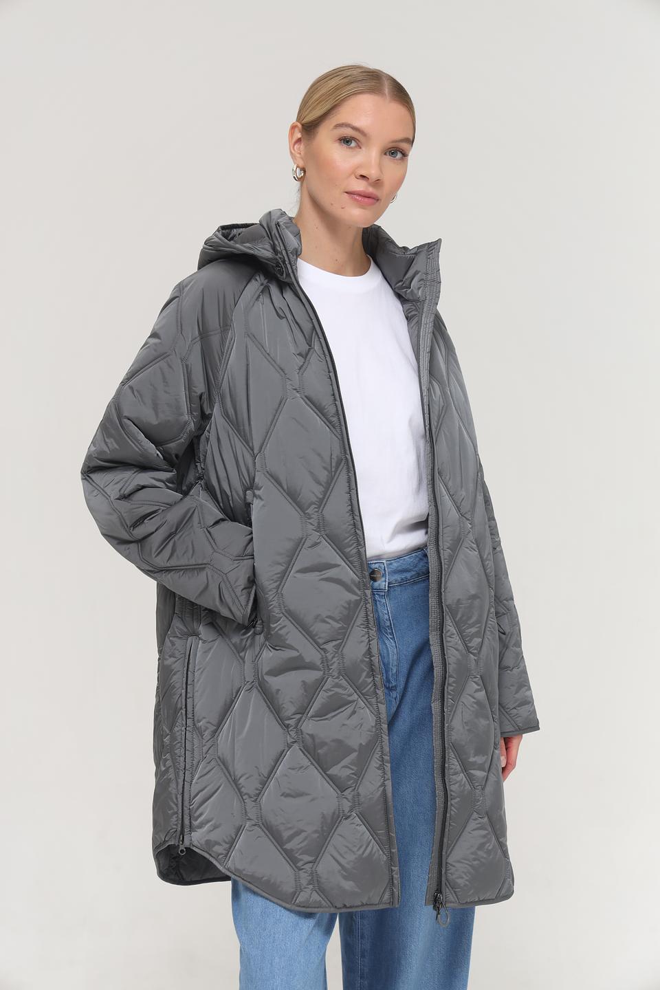 Куртка Betty Barclay стеганая серая