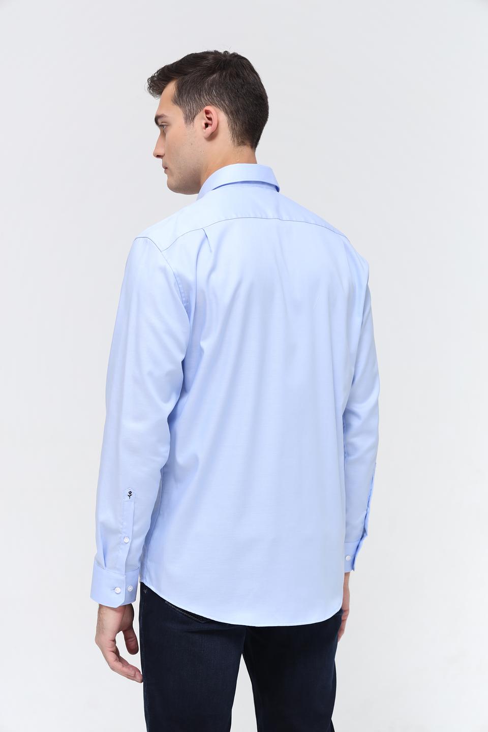 Рубашка Seidensticker голубая