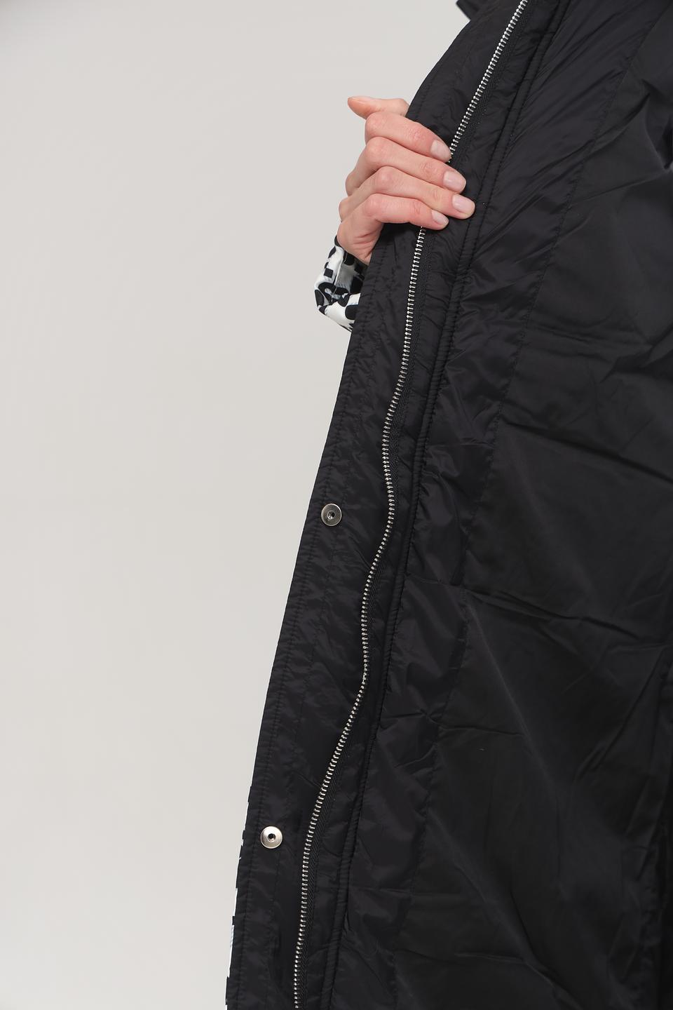 Куртка Electra style в клетку чёрно-белая