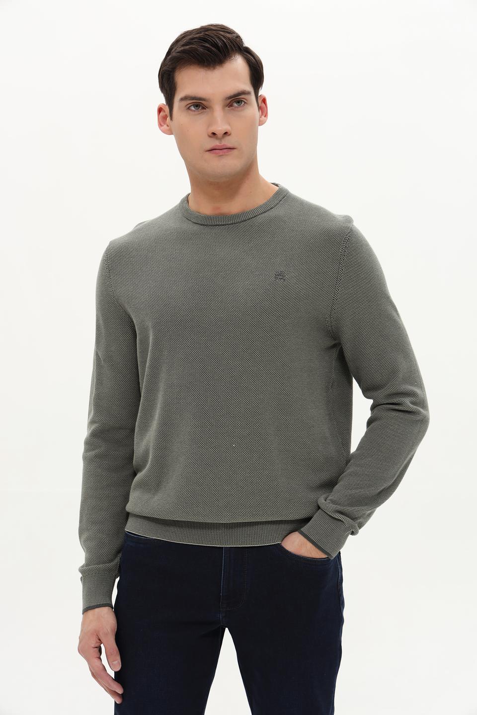Джемпер Lerros хаки с текстурой