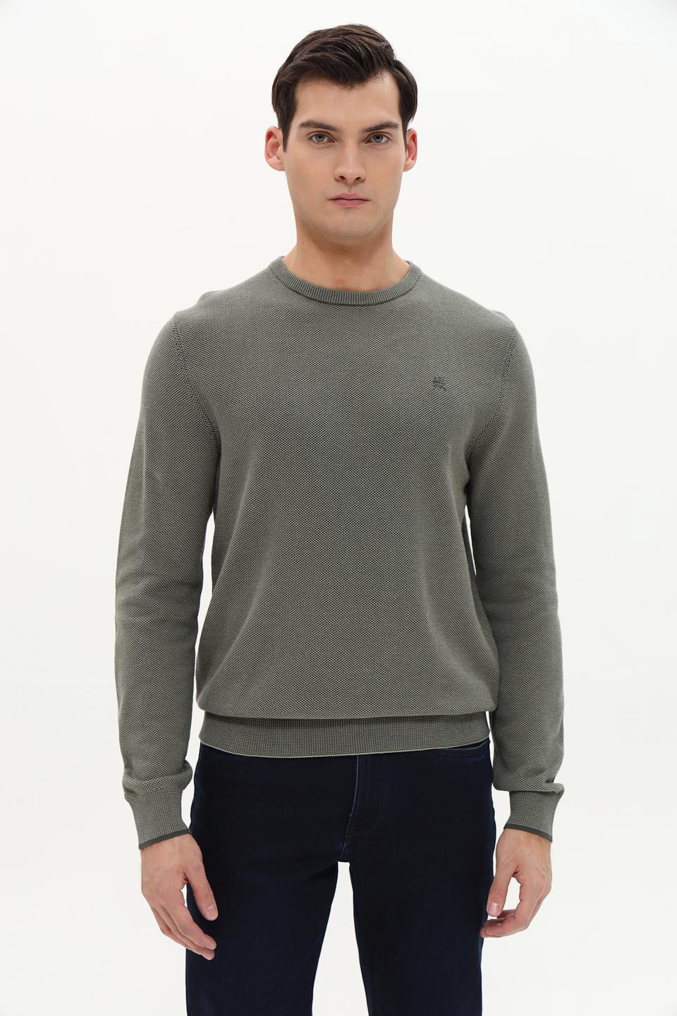 Джемпер Lerros хаки с текстурой