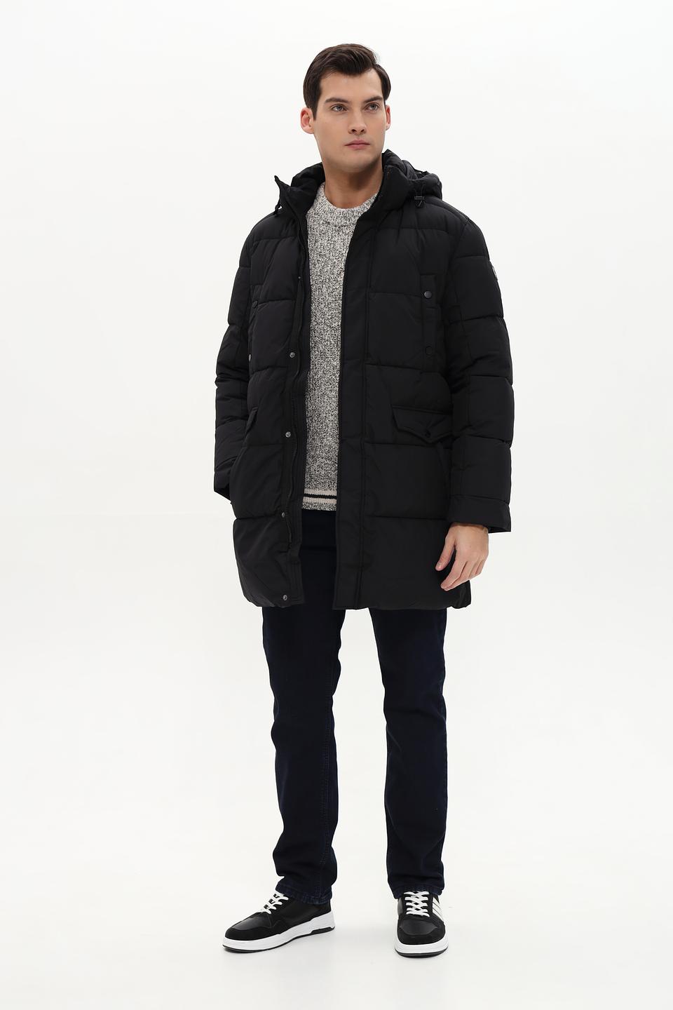 Пальто Lerros стеганое чёрное