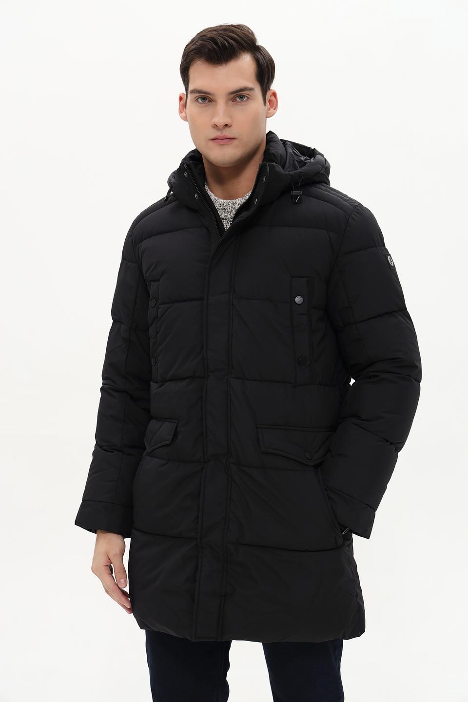 Пальто Lerros стеганое чёрное