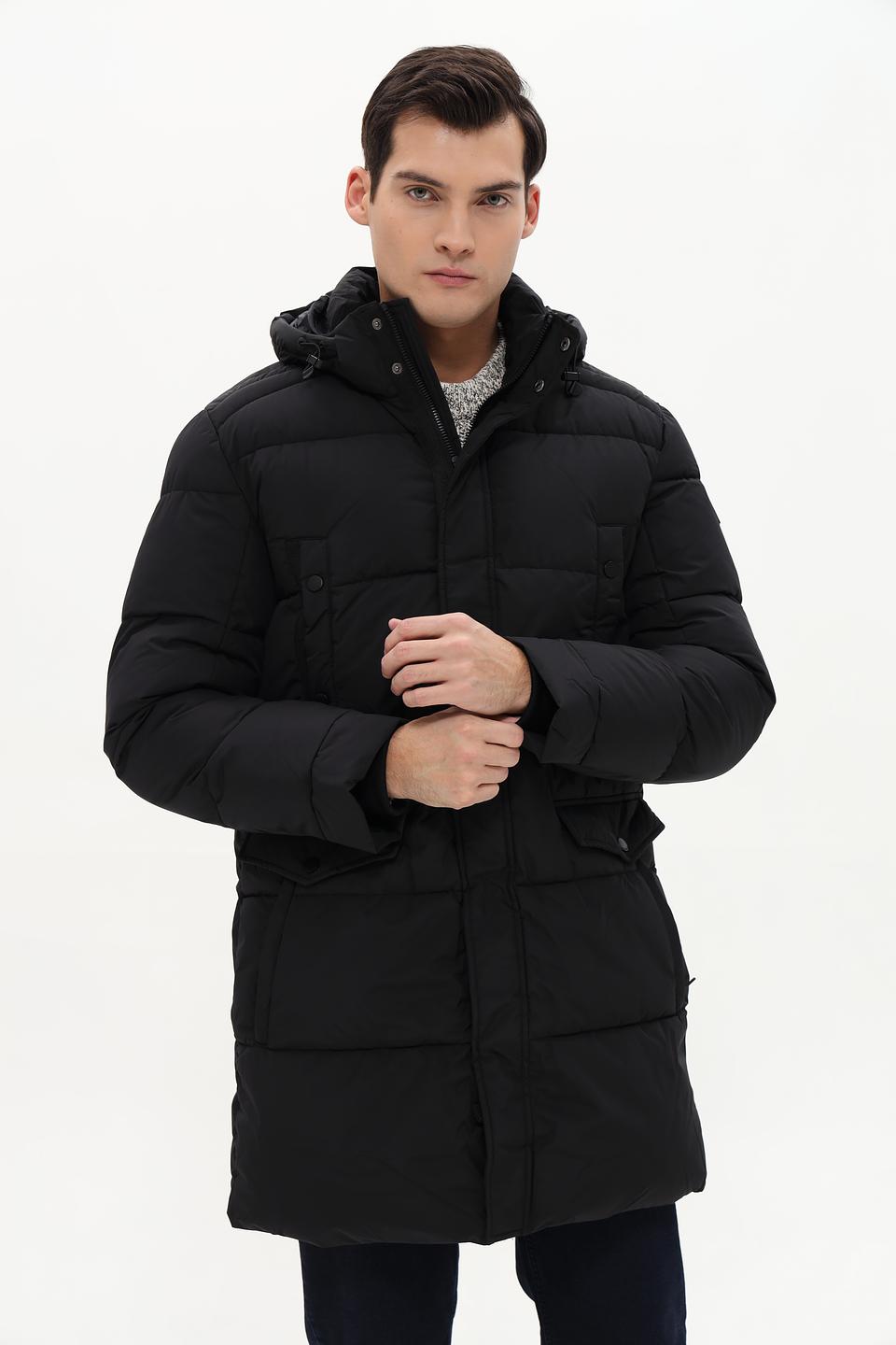 Пальто Lerros стеганое чёрное