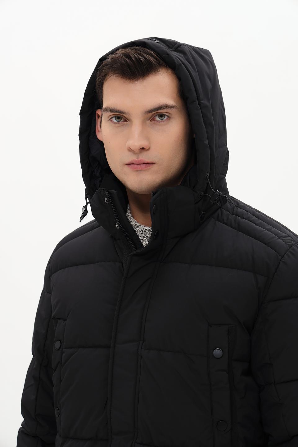 Пальто Lerros стеганое чёрное