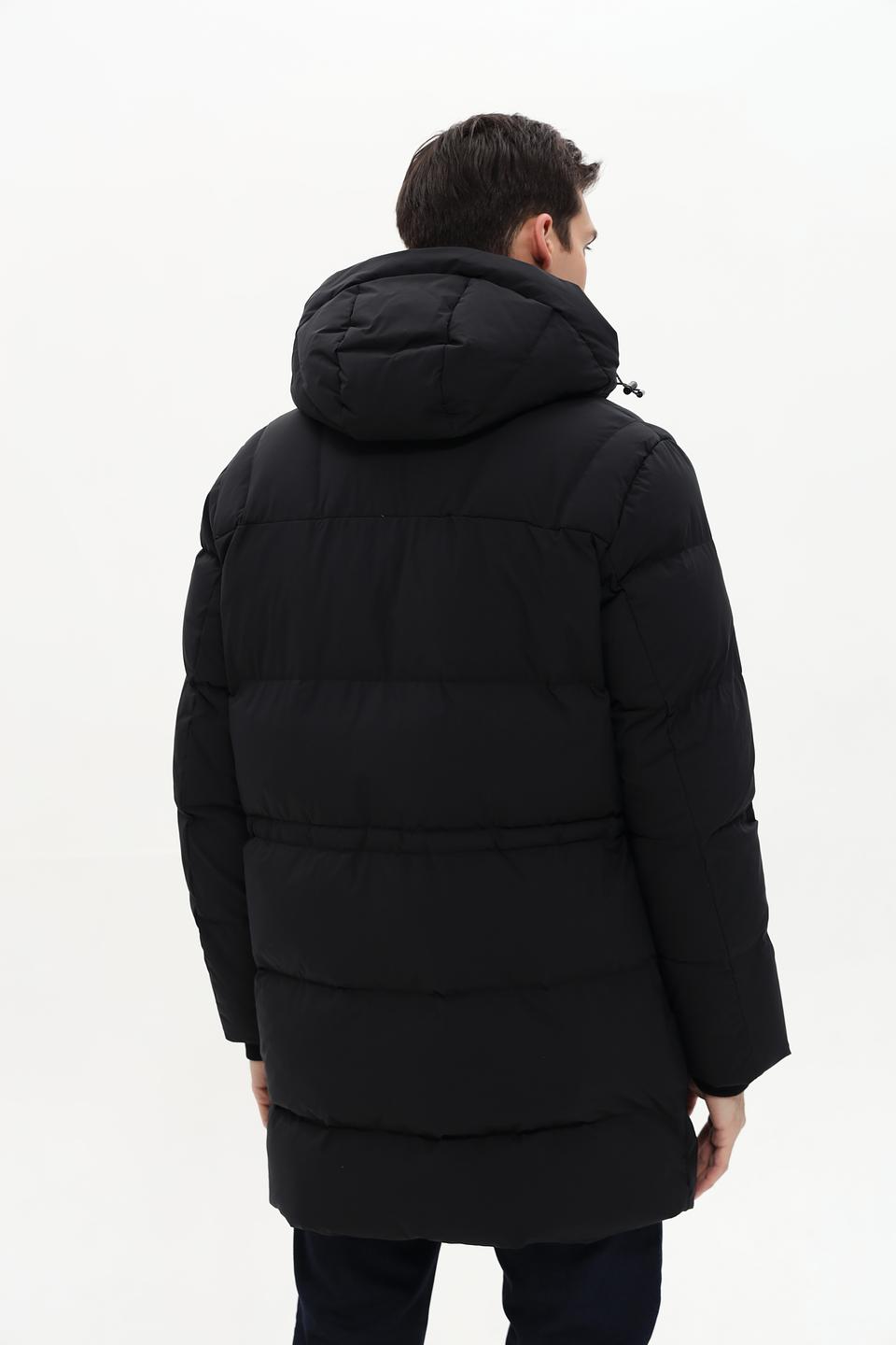 Пальто Tom Tailor чёрное стеганое