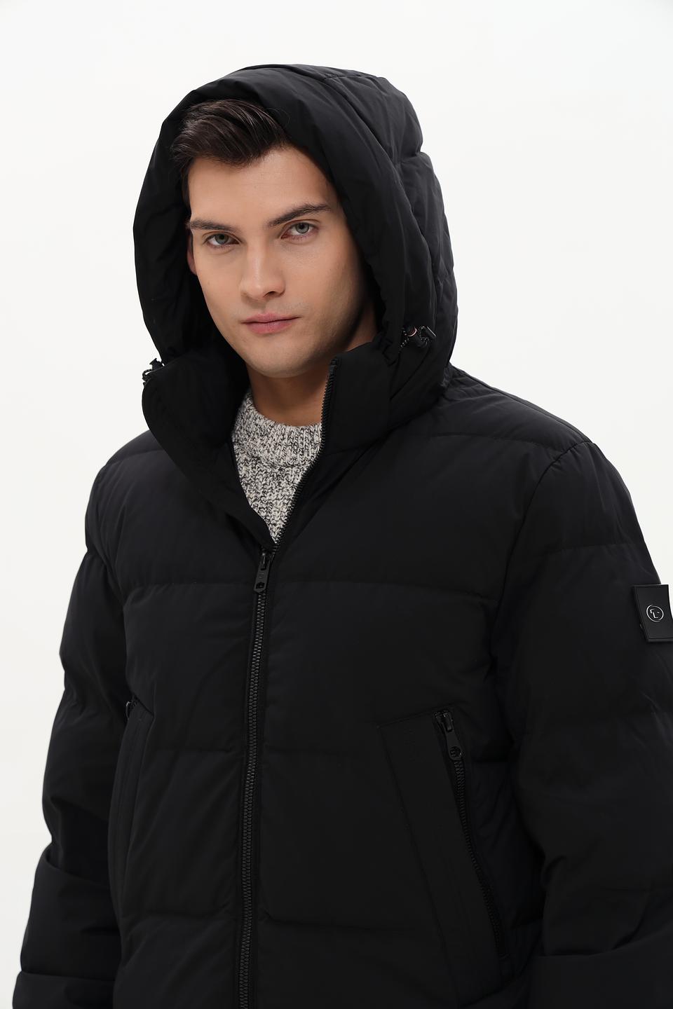 Куртка Tom Tailor чёрная стеганая