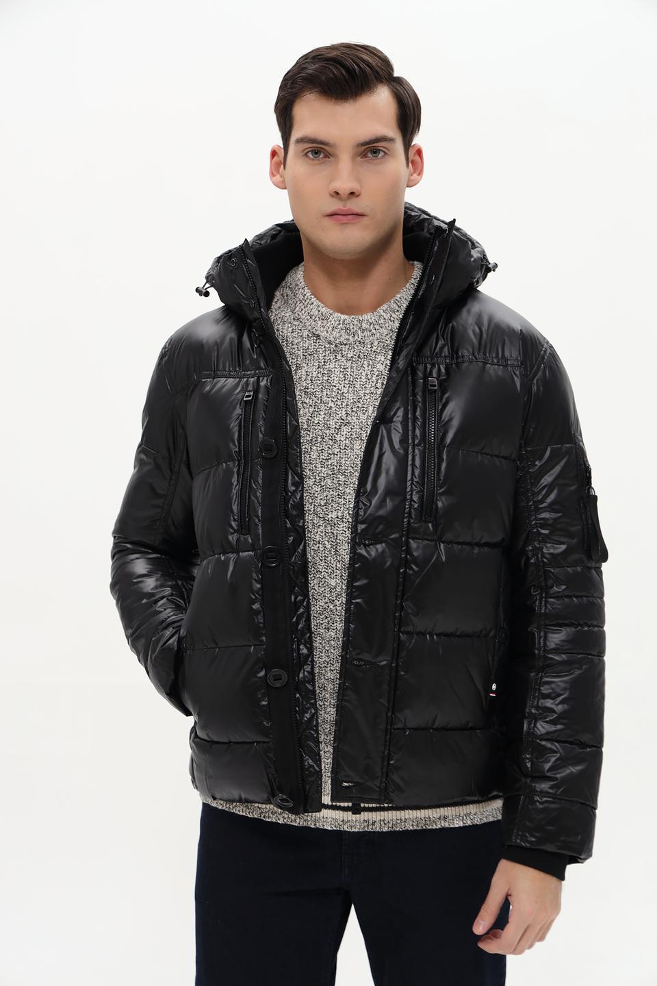 Куртка Tom Tailor стеганая чёрная