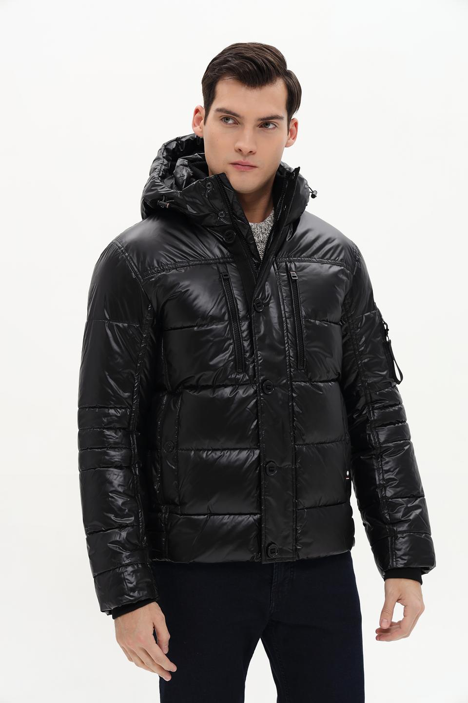 Куртка Tom Tailor стеганая чёрная