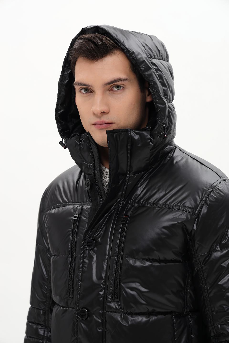 Куртка Tom Tailor стеганая чёрная