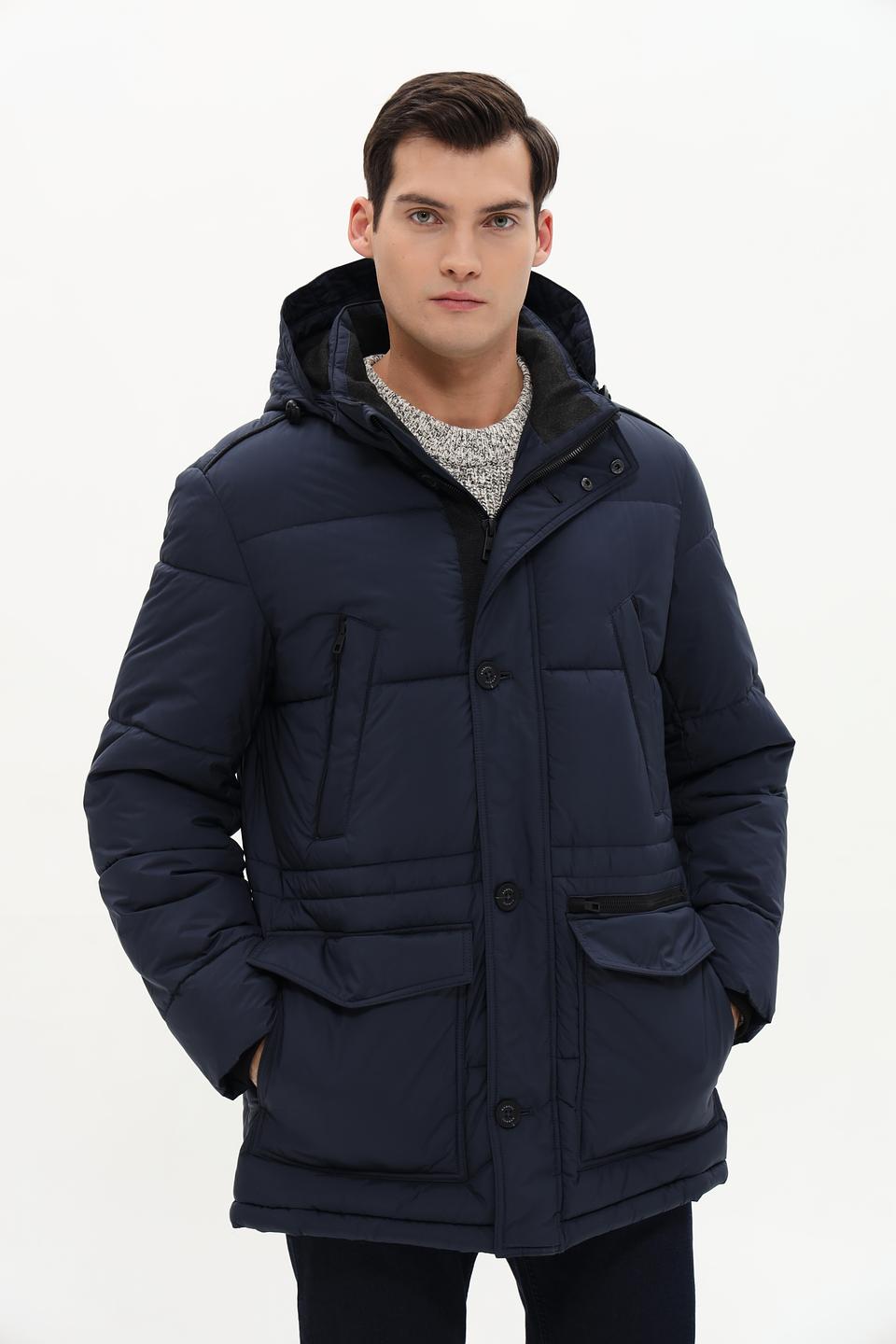 Куртка Bugatti стеганая синяя