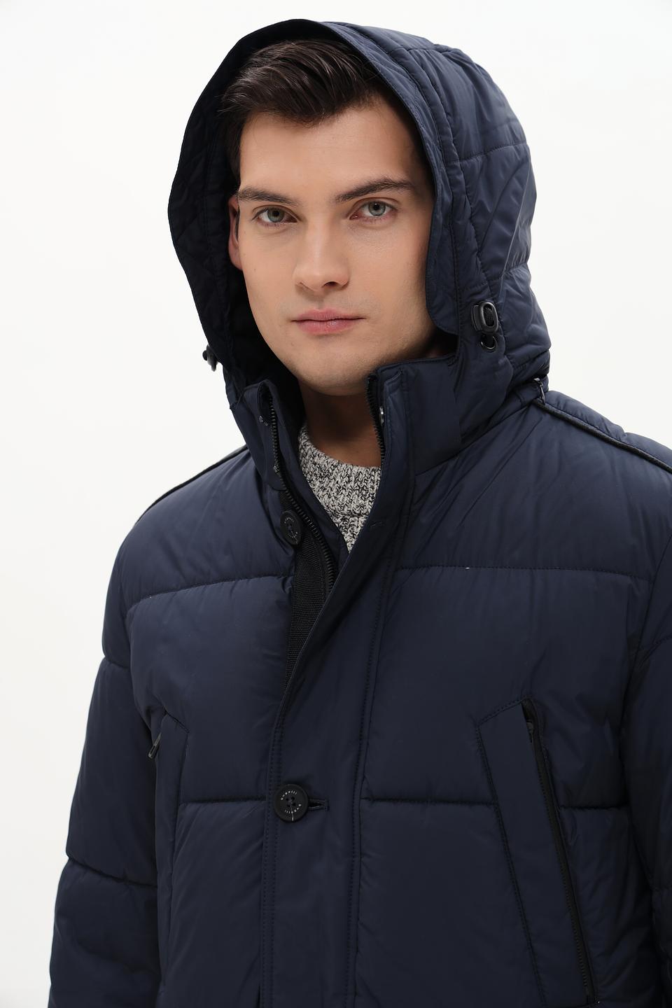 Куртка Bugatti стеганая синяя