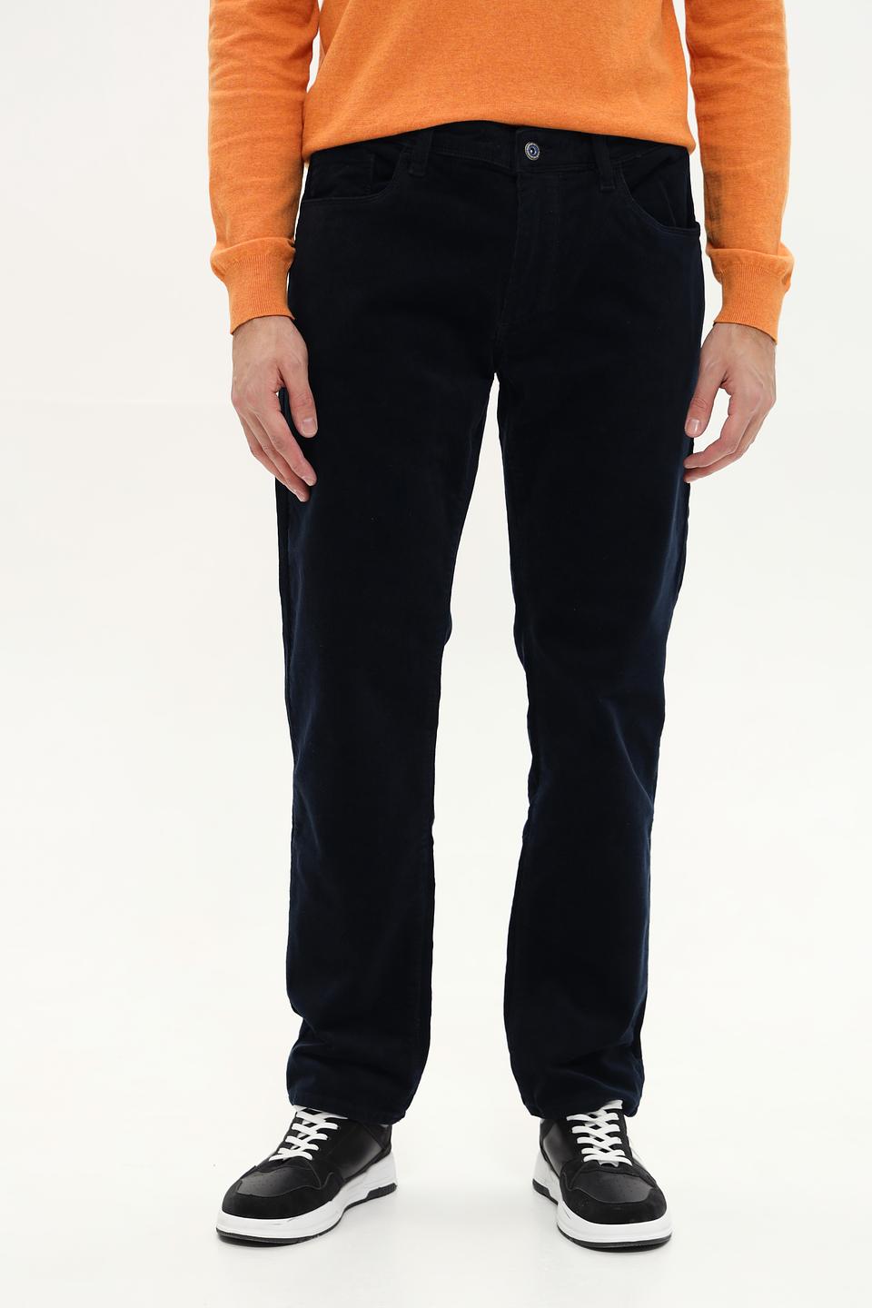 Брюки вельветовые Hattric синие