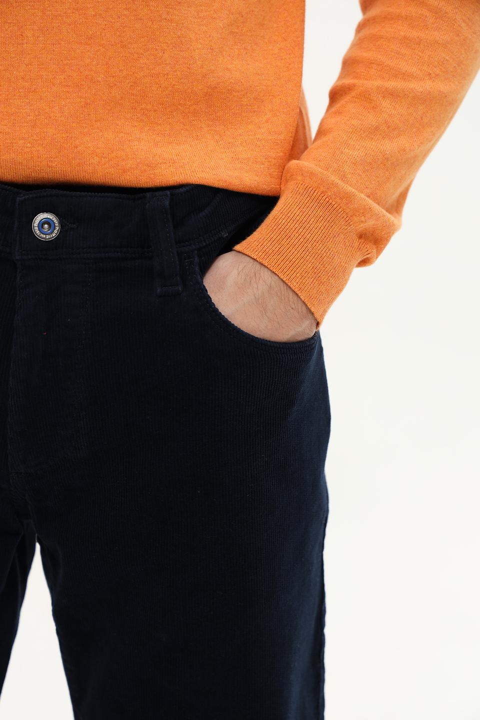 Брюки вельветовые Hattric синие