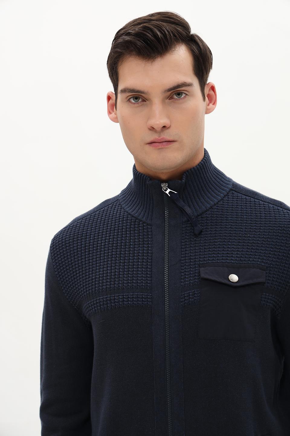 Кардиган Lerros мужской тёмно-синий