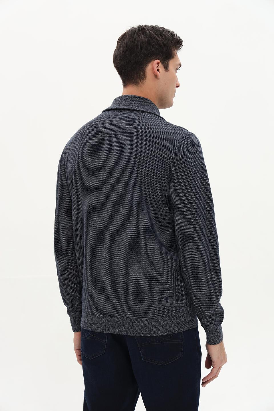 Джемпер Casa Moda с молнией серый