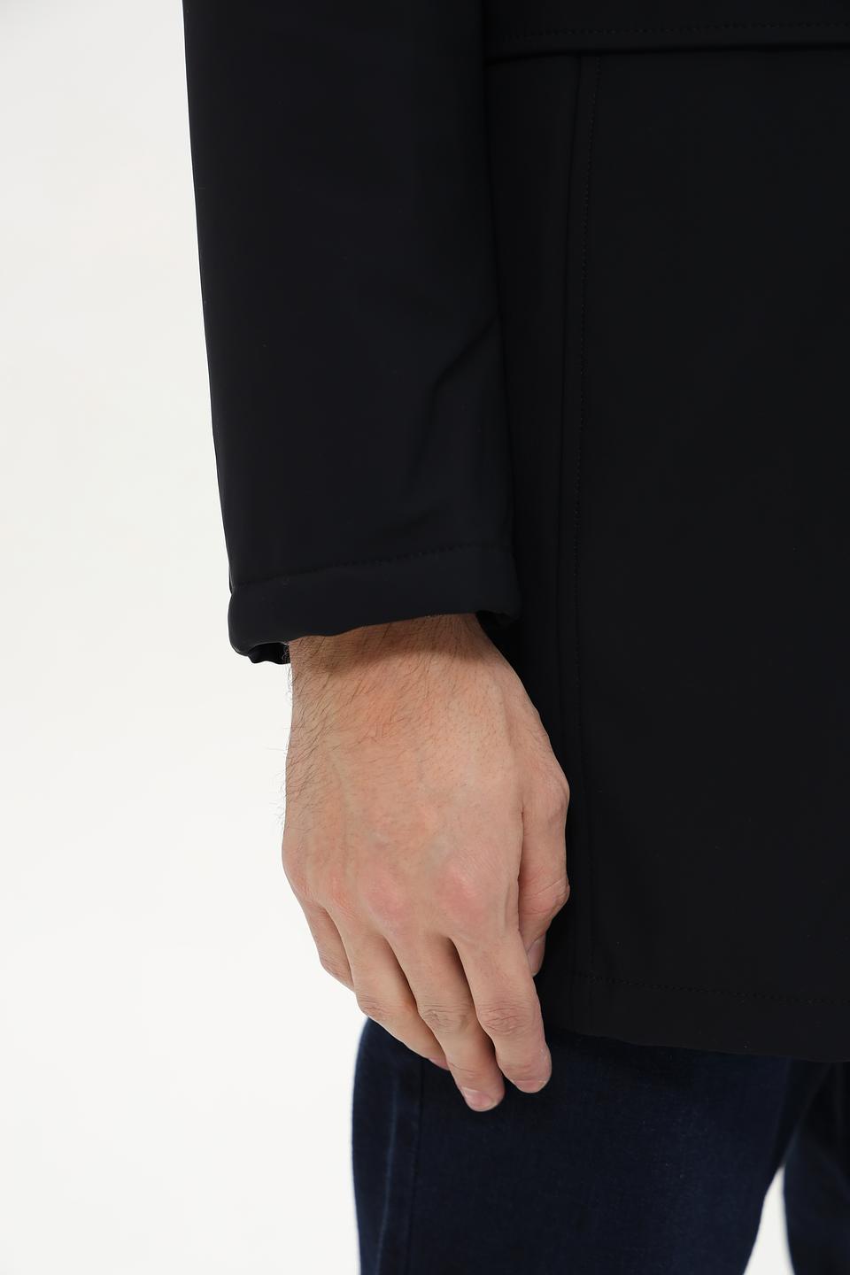 Куртка Bugatti чёрная приталенная