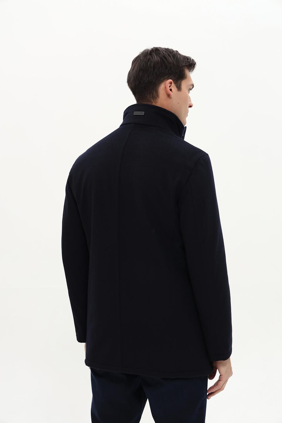 Пальто Bugatti мужское тёмно-синее