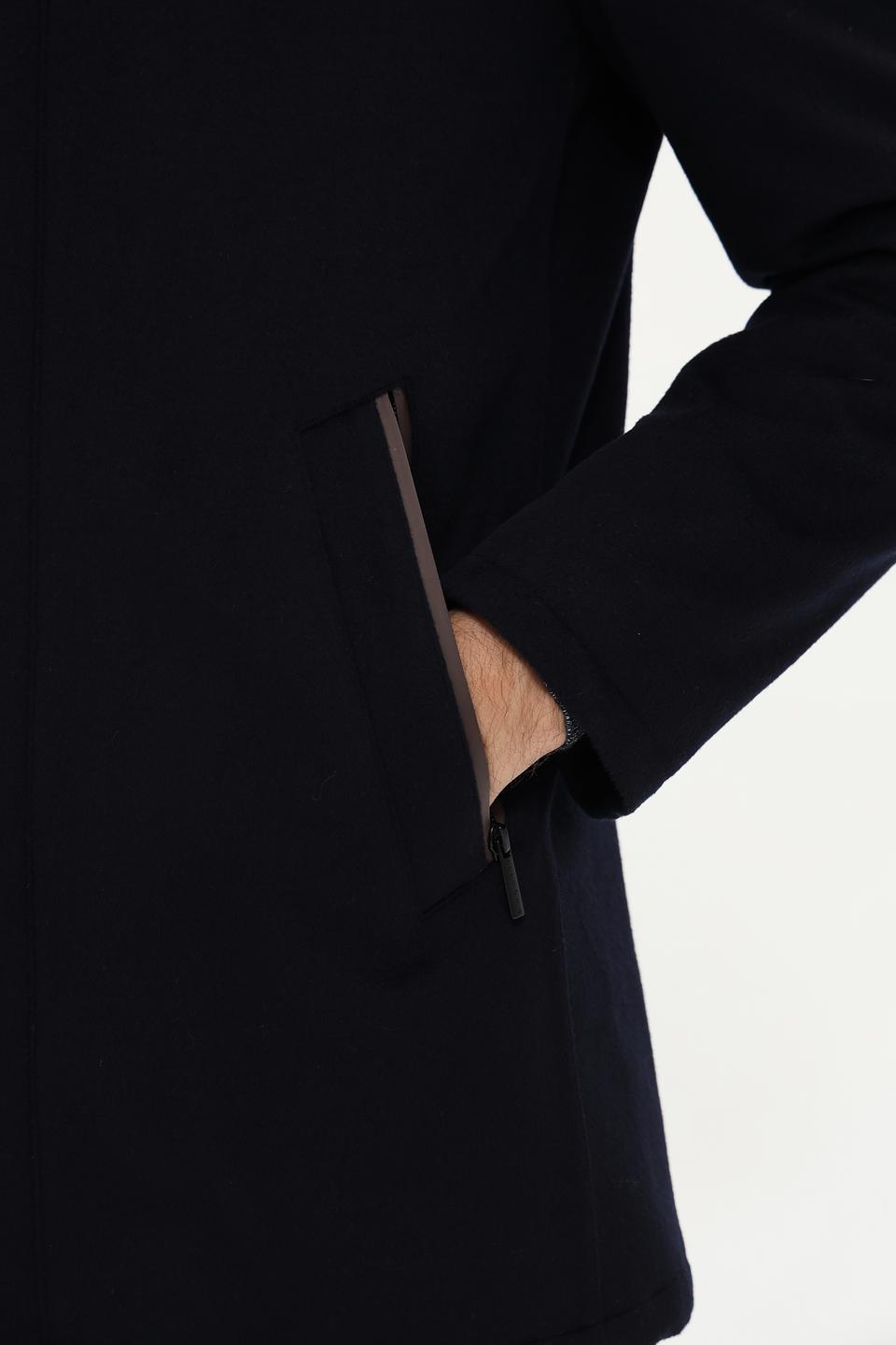 Пальто Bugatti мужское тёмно-синее