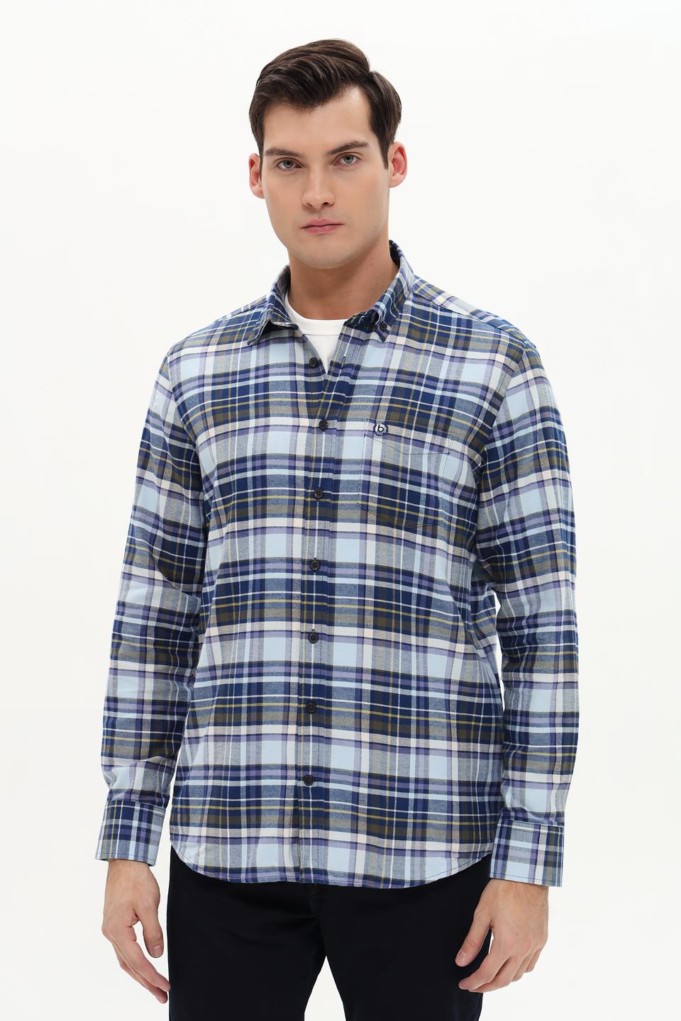 Рубашка Bugatti в клетку