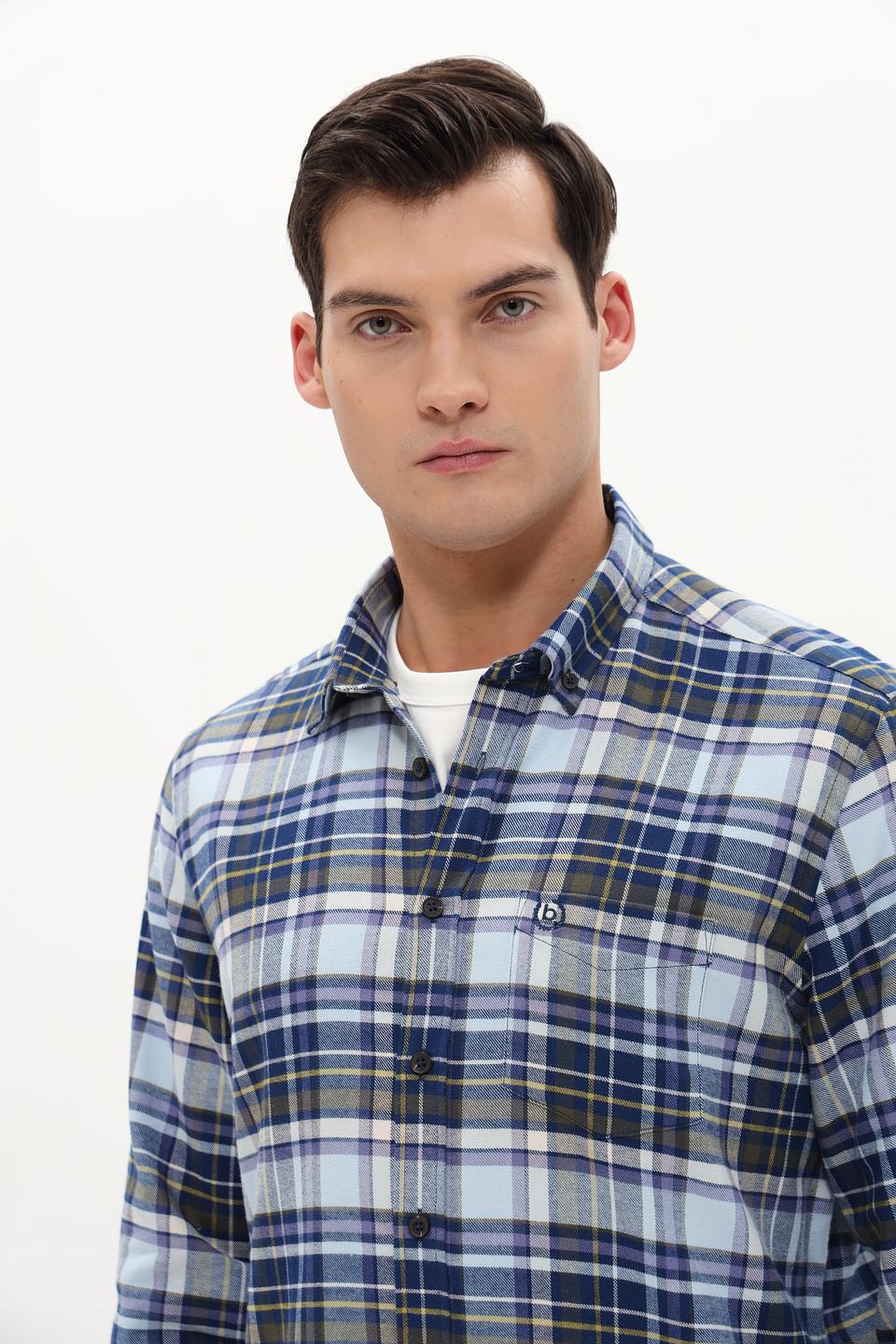 Рубашка Bugatti в клетку