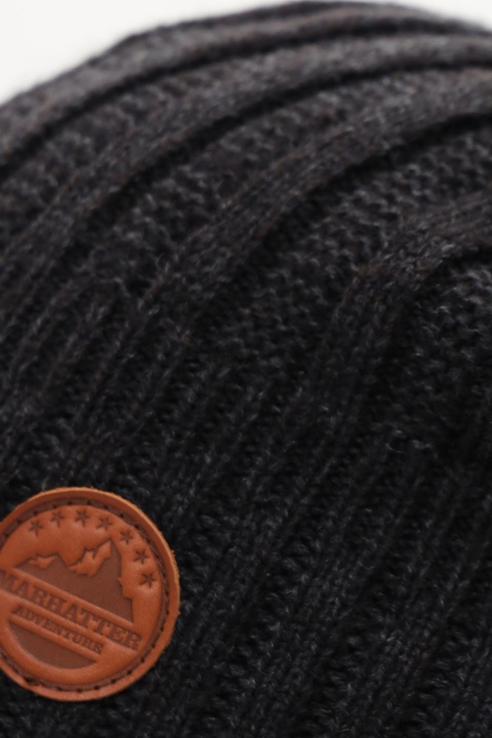 Шапка Marhatter мужская чёрная