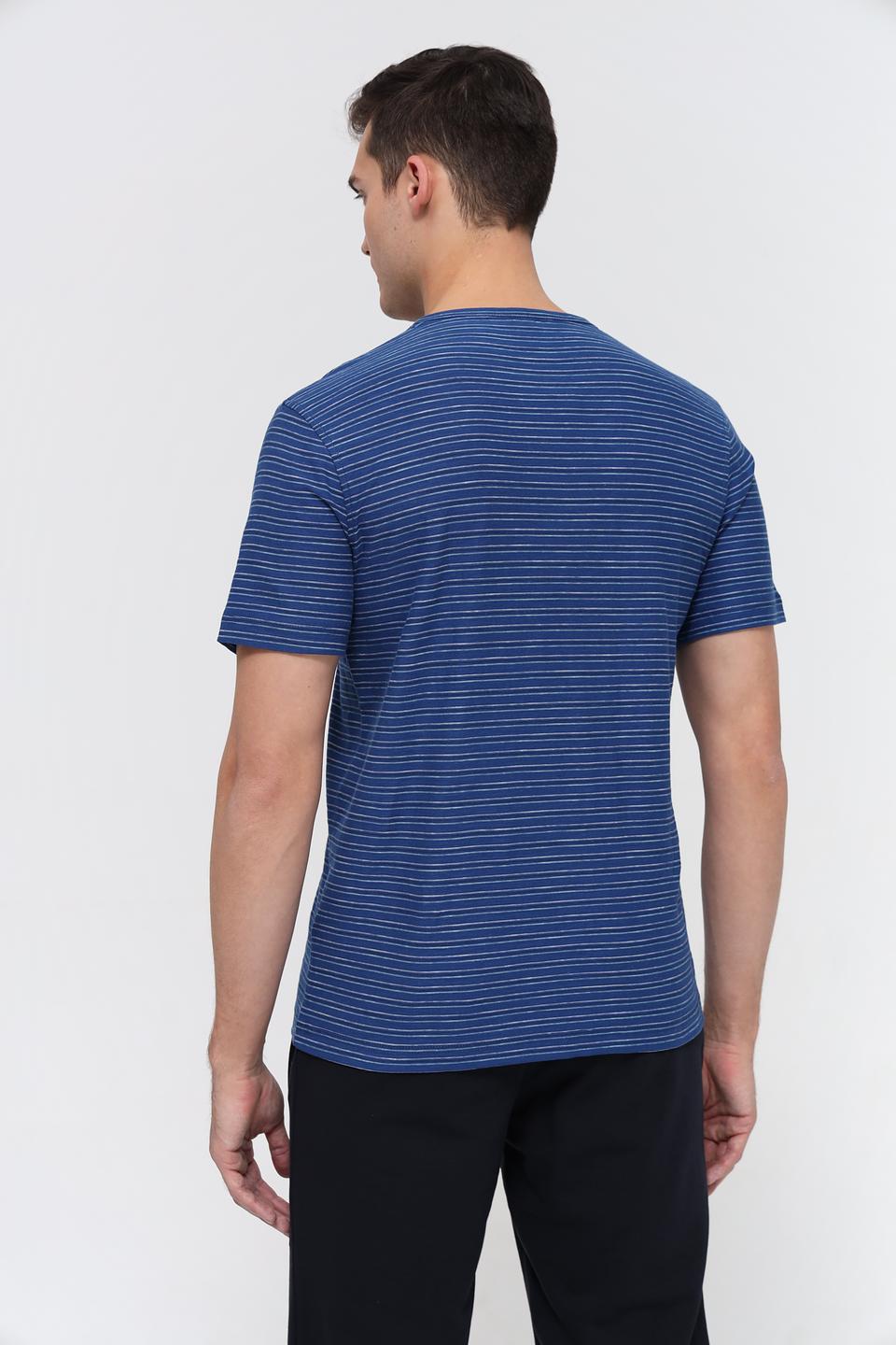Футболка Lerros полосатая синяя