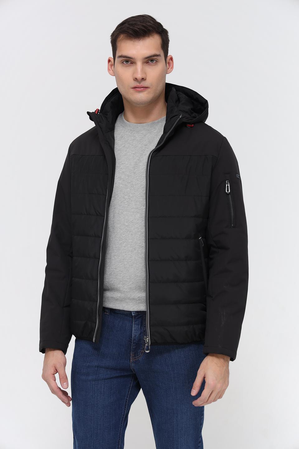 Куртка Bugatti стеганая чёрная