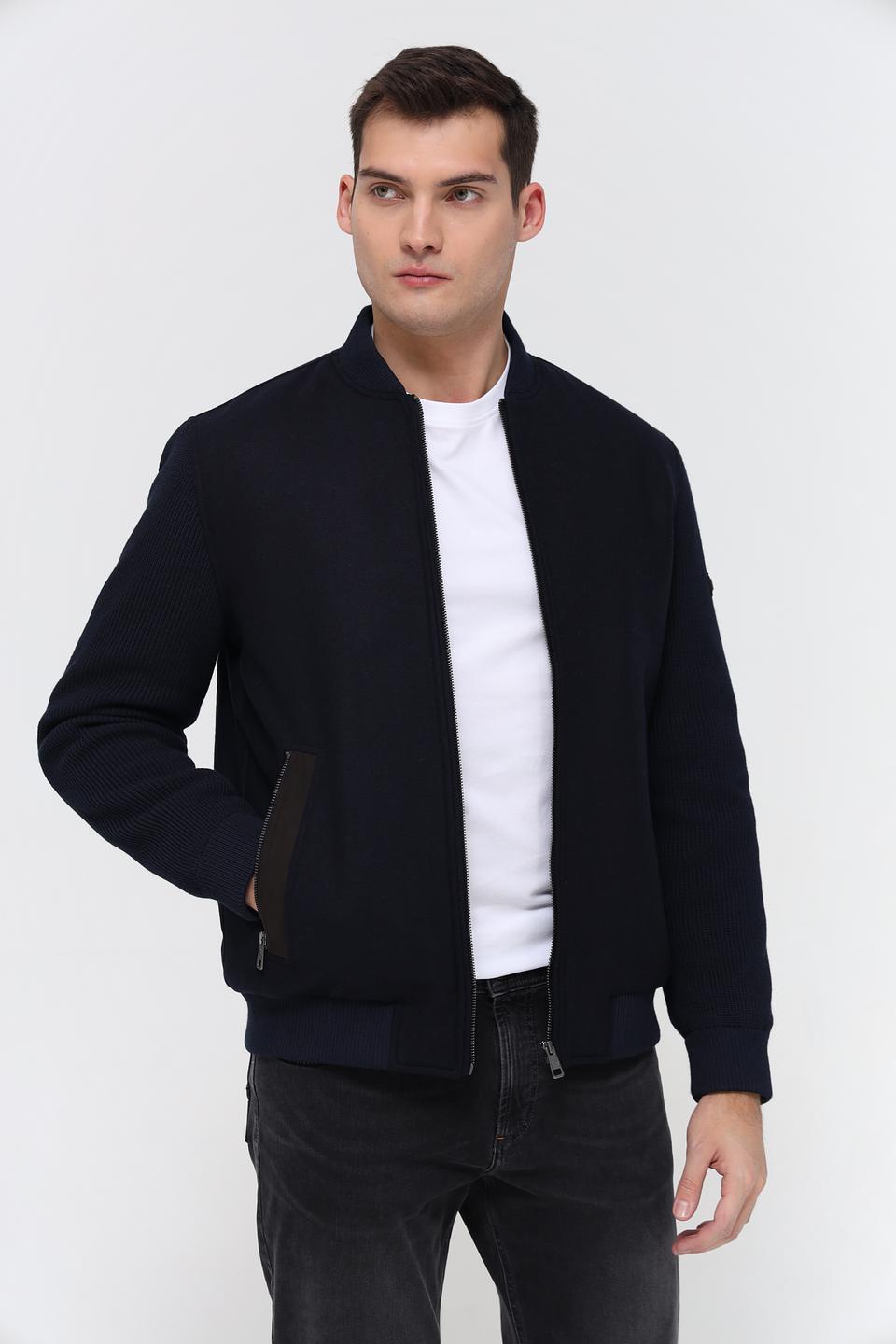 Ветровка Bugatti мужская тёмно-синяя