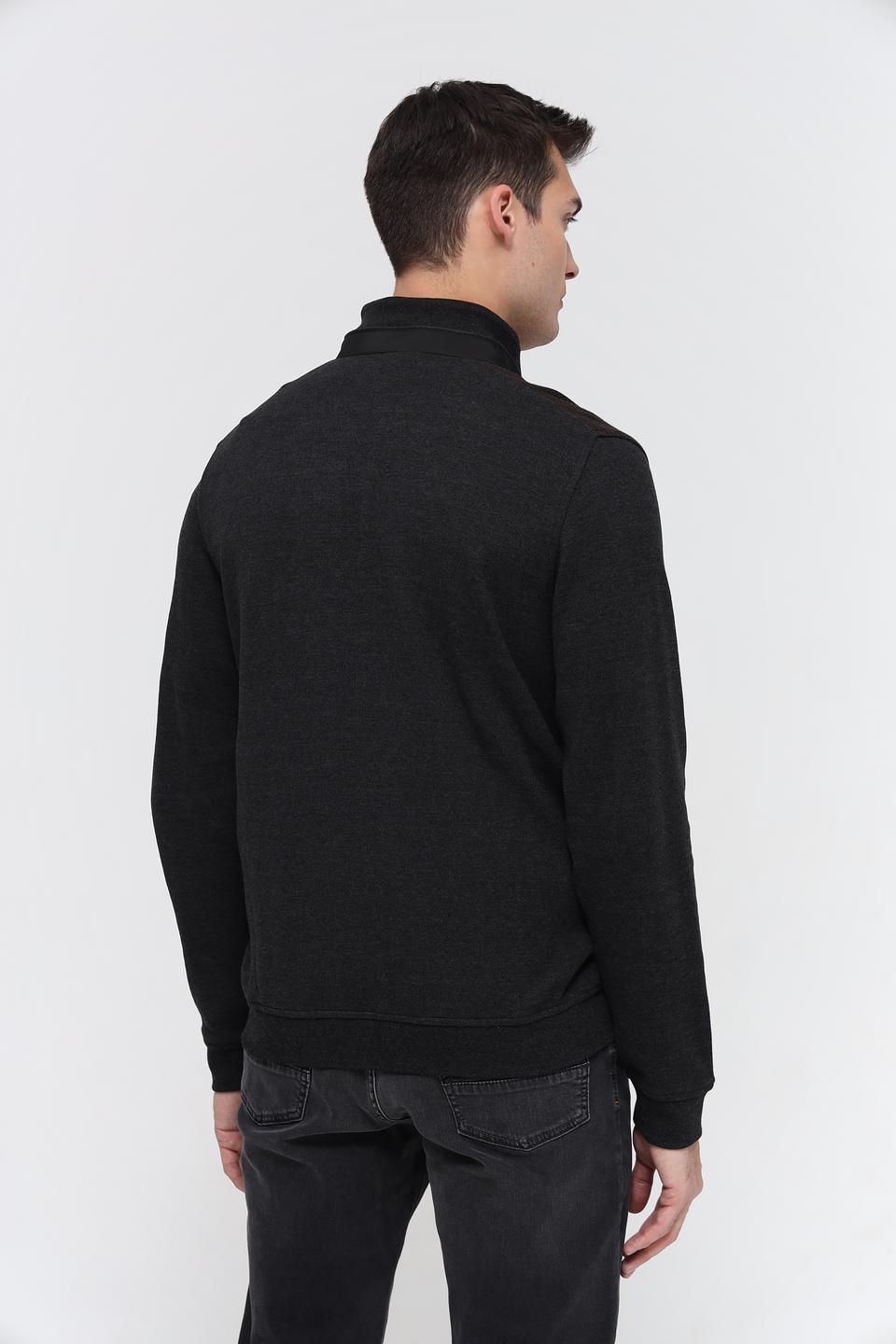 Кардиган Bugatti чёрный на молнии