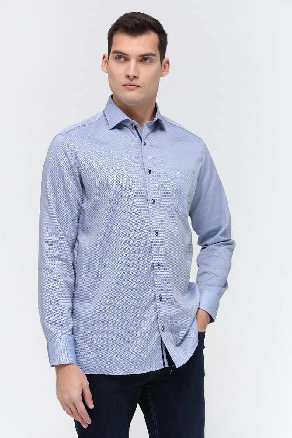 Рубашка Casa Moda голубая