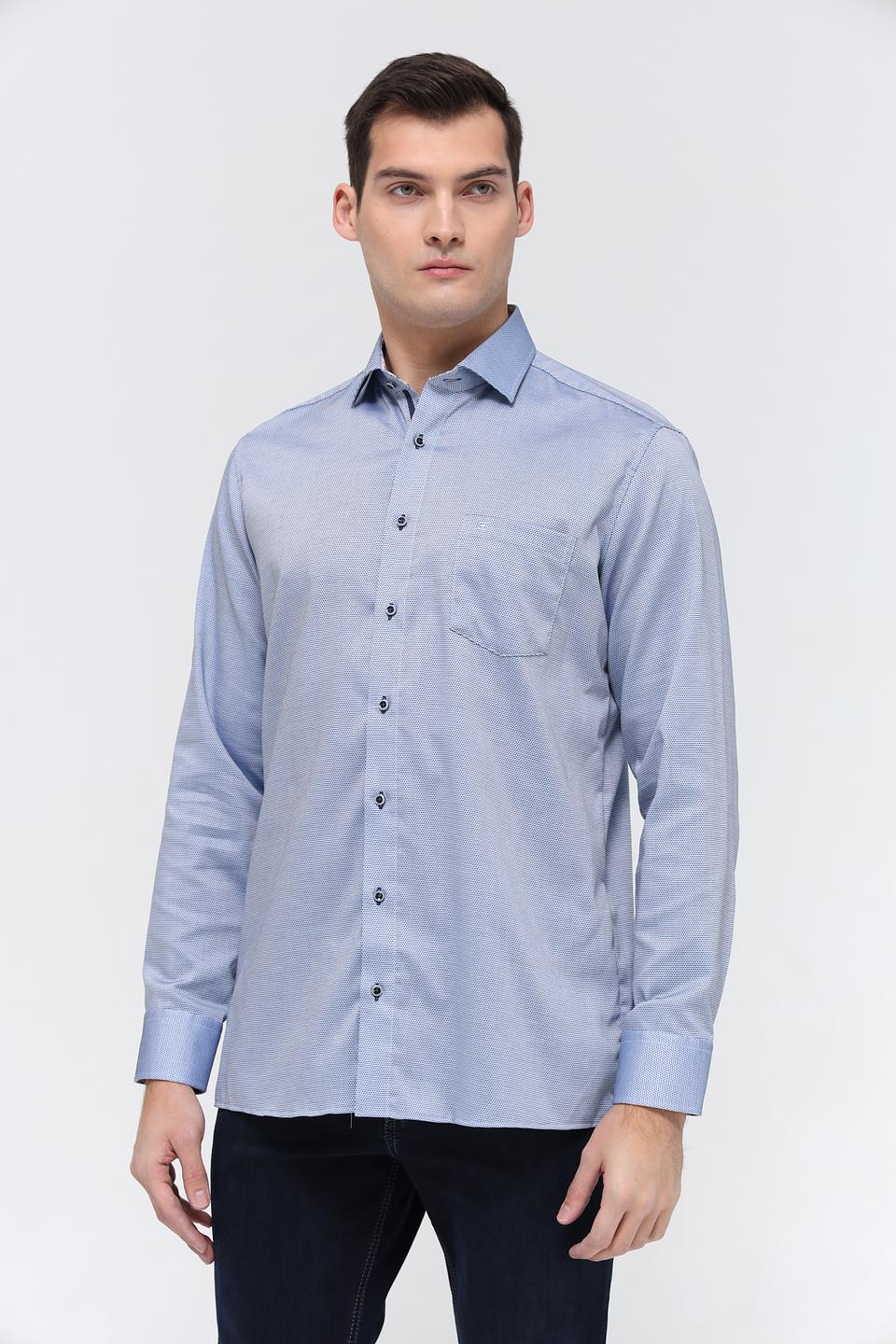 Рубашка Casa Moda голубая