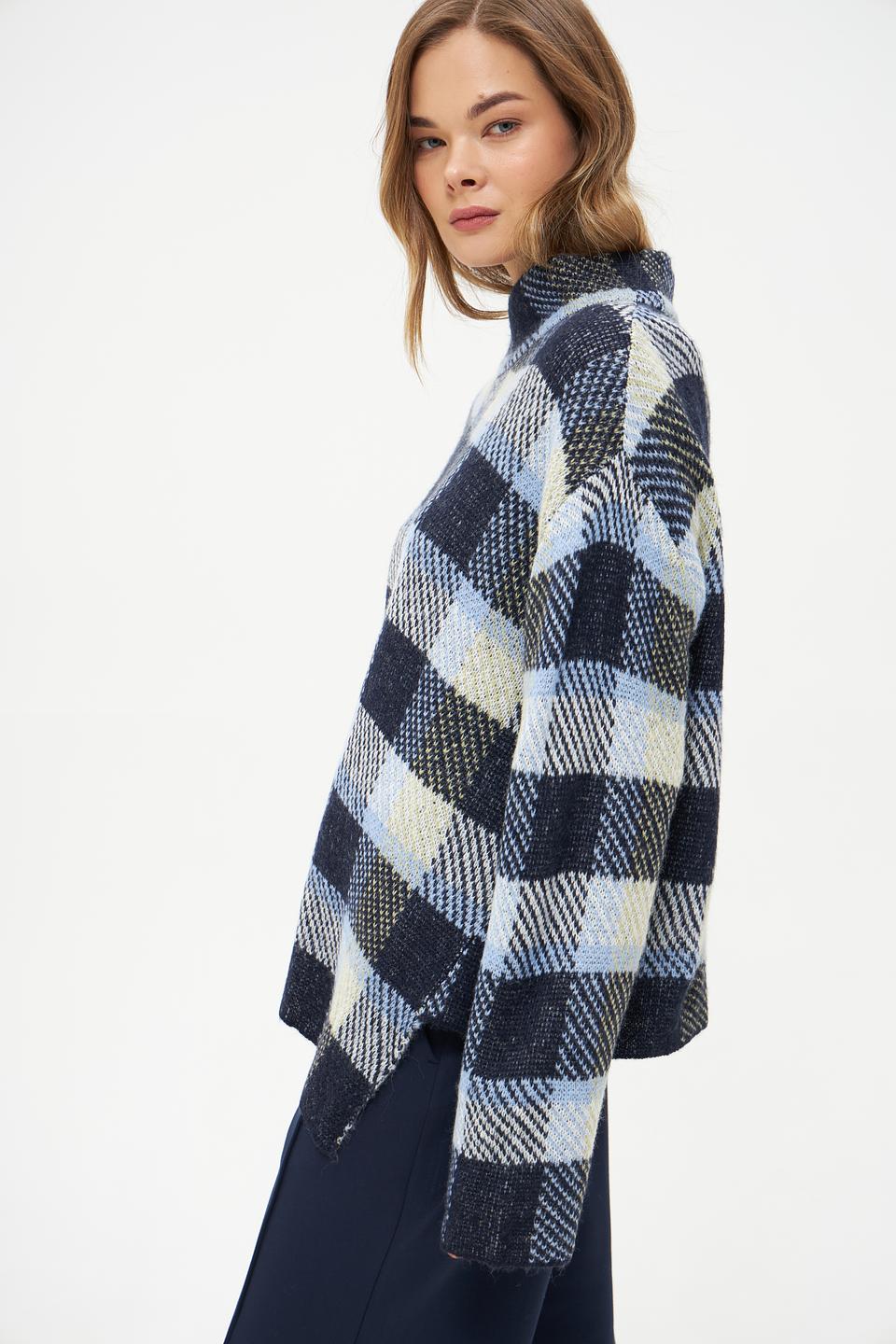 Пуловер Tom Tailor в клетку