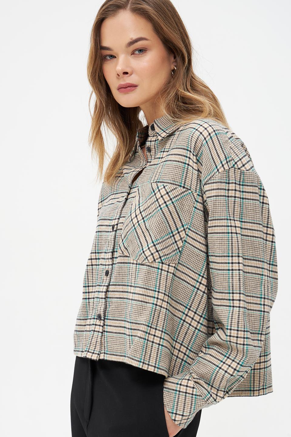 Жакет Tom Tailor denim в клетку