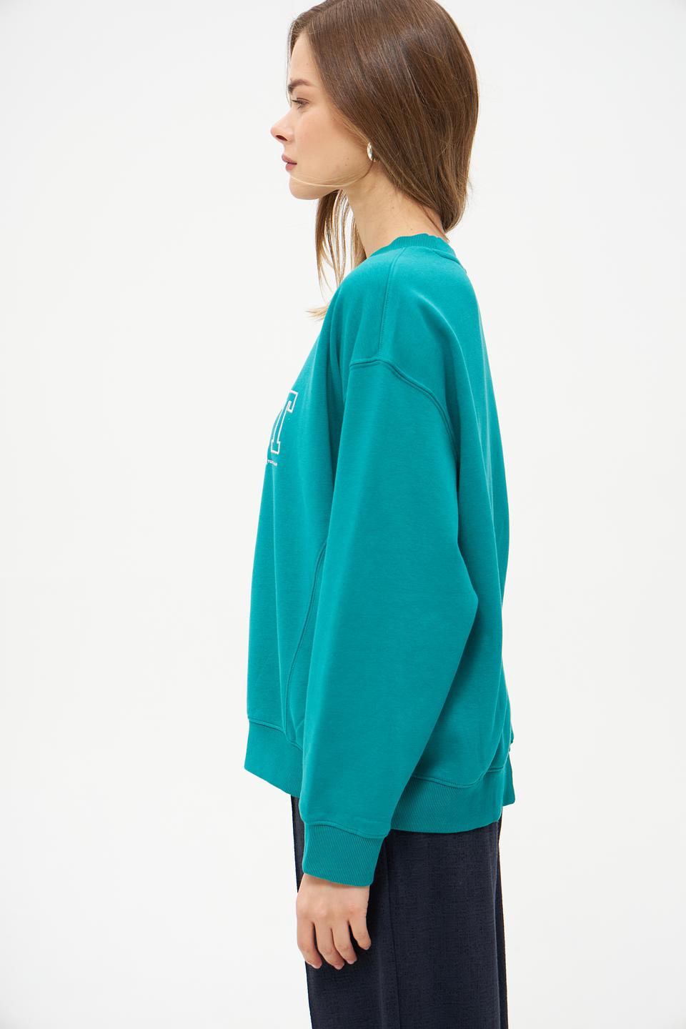 Толстовка Tom Tailor denim бирюзовая