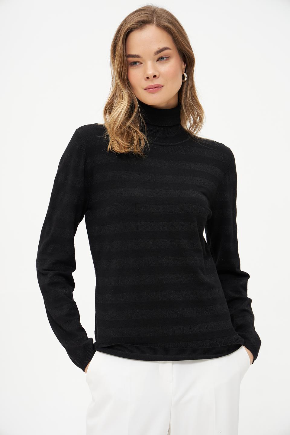 Водолазка Broadway с узором чёрная