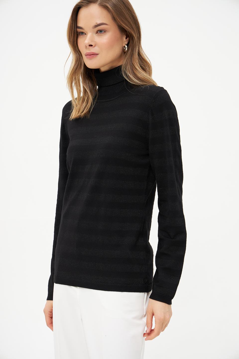 Водолазка Broadway с узором чёрная