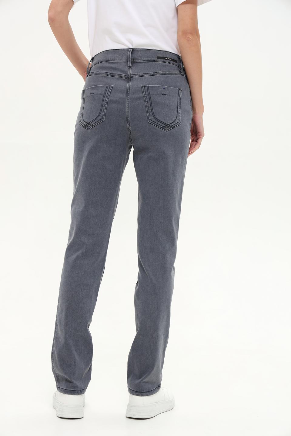Джинсы Gardeur серые прямые