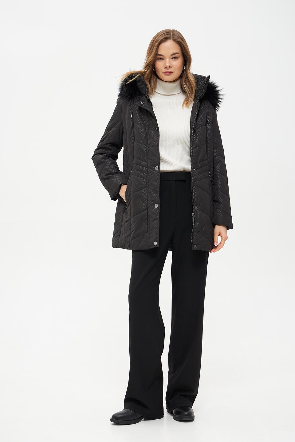 Куртка Lebek стеганая чёрная