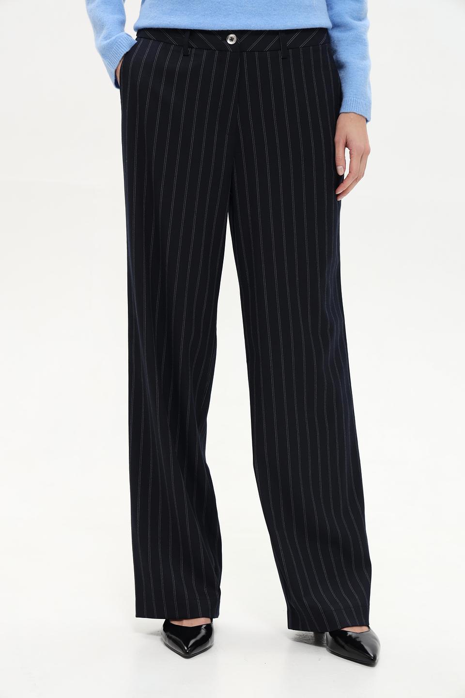 Брюки в полоску Marc Aurel