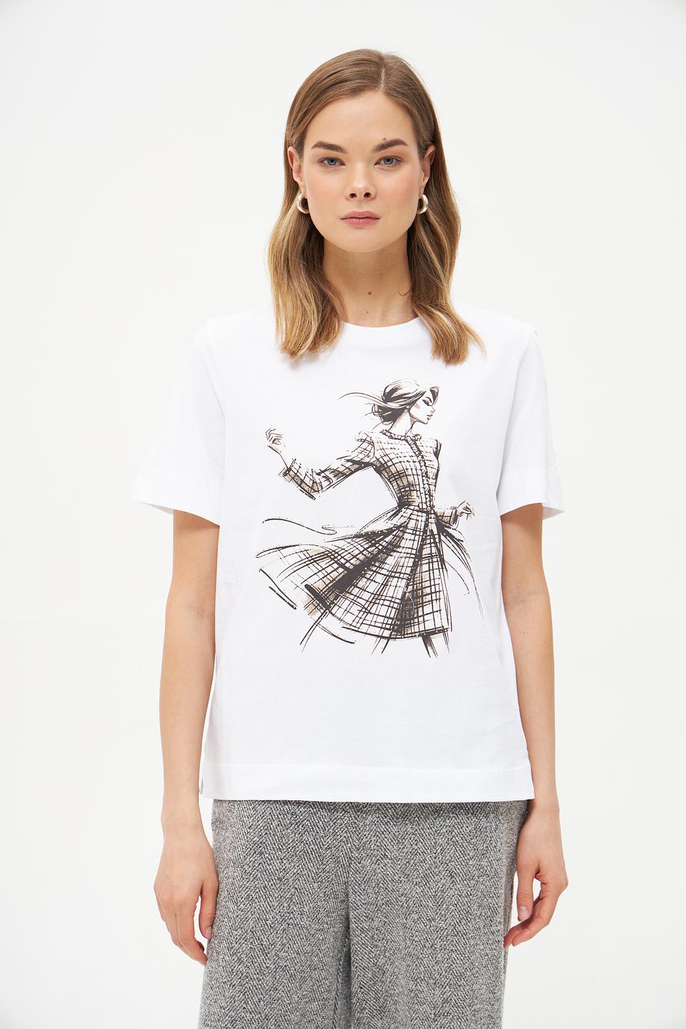 Футболка Rich and Royal с принтом