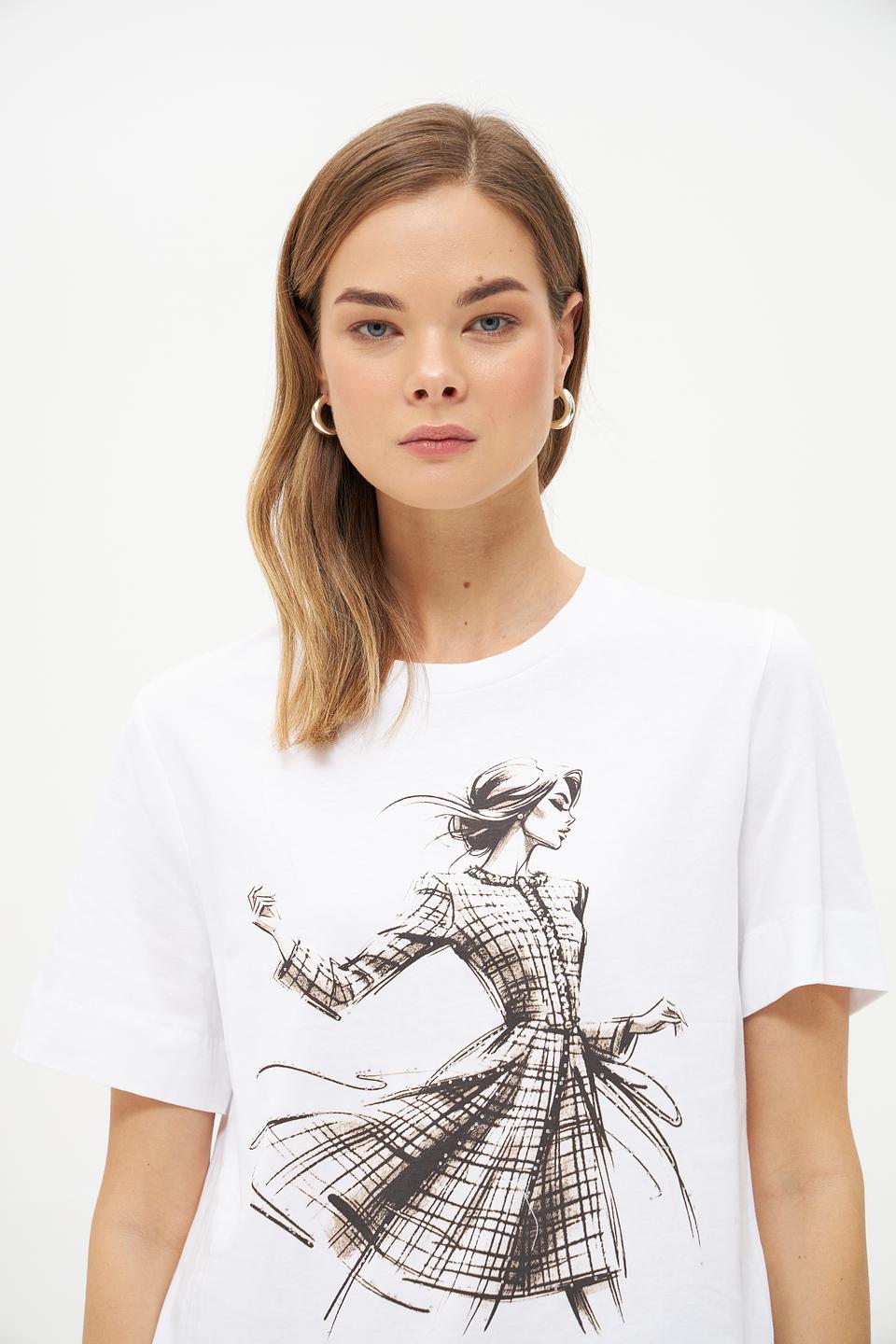 Футболка Rich and Royal с принтом