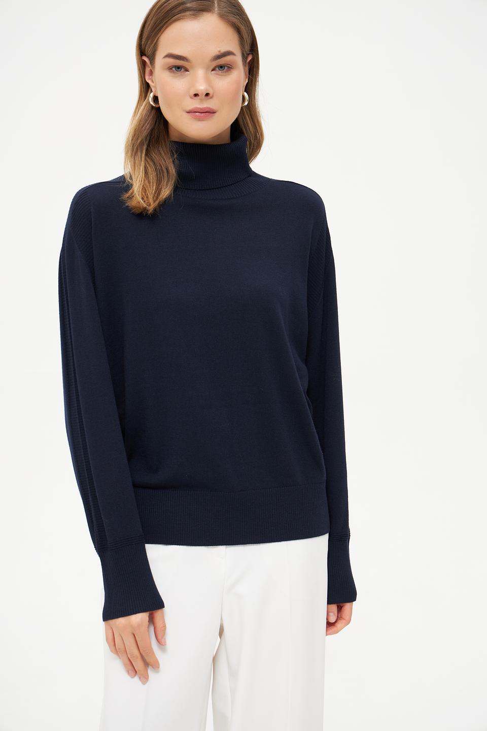 Водолазка Marc Aurel тёмно-синяя