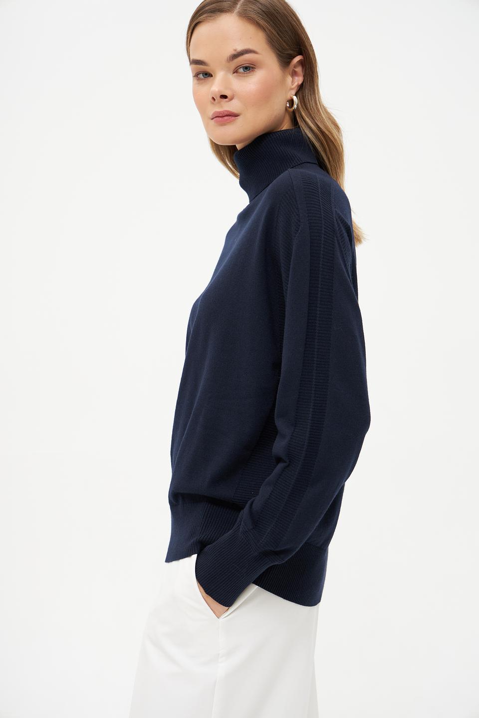 Водолазка Marc Aurel тёмно-синяя